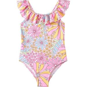 Kids Colorful Floral One Piece